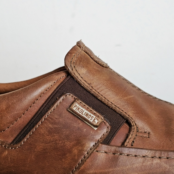 Pikolinos Brown Leather Slip On Comfort Loafers Men EU 43 US 9.5-10 - Picture 10 of 14